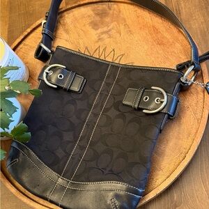 Coach Black Shoulder Bag y2k